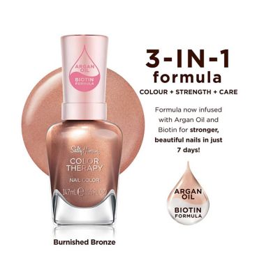 Sally Hansen Color Therapy Nail Polish - Burnished Bronze, 14.7ml