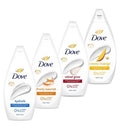 Dove Essential Body Wash Variety 450ml x4