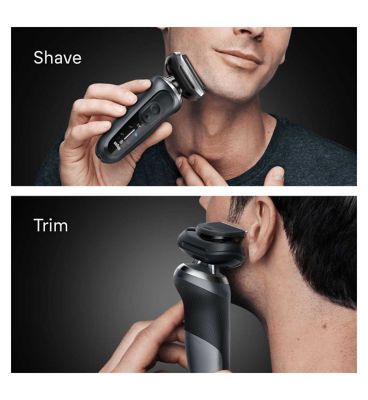 Braun Series 7 Electric Shaver, Up to 60 min, Precision Trimmer Attachment, Cordless, Wet & Dry Razor for Men, 72-G1200S, Grey