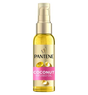 Pantene Pro-V Defined Curls Coconut Infused Hair Oil 100ml for Frizzy, Unruly Curls<br/>