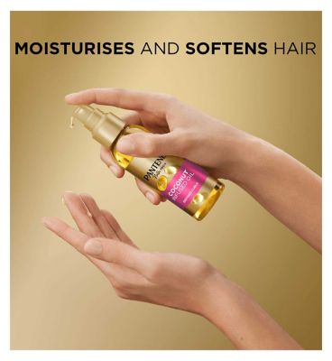 Pantene Pro-V Defined Curls Coconut Infused Hair Oil 100ml for Frizzy, Unruly Curls<br/>