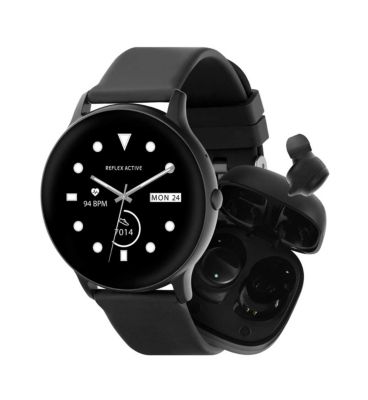 Reflex Active Series 36 Black Calling Watch and Earbud Set