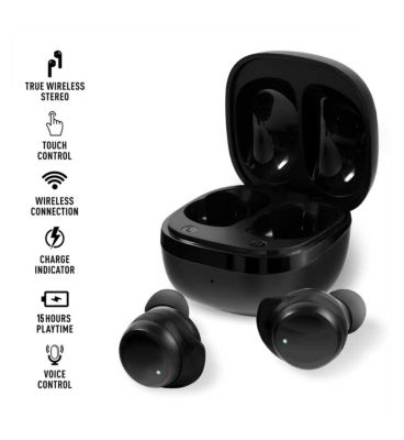 Reflex Active Series 36 Black Calling Watch and Earbud Set