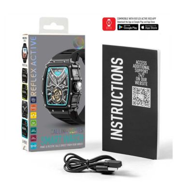 Reflex Active Series 51 Black Smart Calling Watch