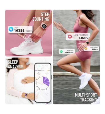 Reflex Active Series 51 Pink Smart Calling Watch