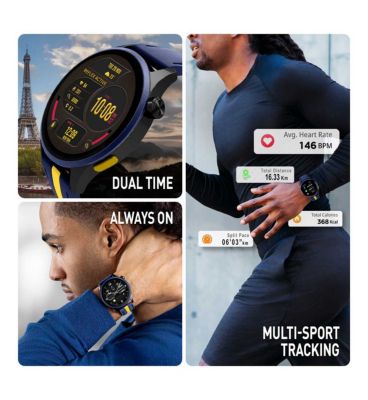 Reflex Active Series 54 Amoled Built in GPS Calling Watch Blue