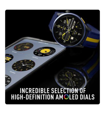 Reflex Active Series 54 Amoled Built in GPS Calling Watch Blue