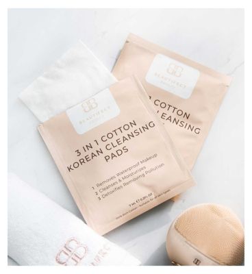 Beautifect 3-in-1 Cotton Korean Cleansing Pads (30 Pads)