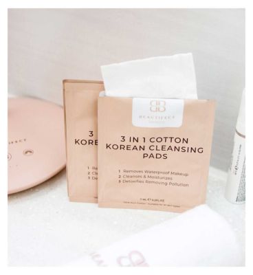 Beautifect 3-in-1 Cotton Korean Cleansing Pads (30 Pads)
