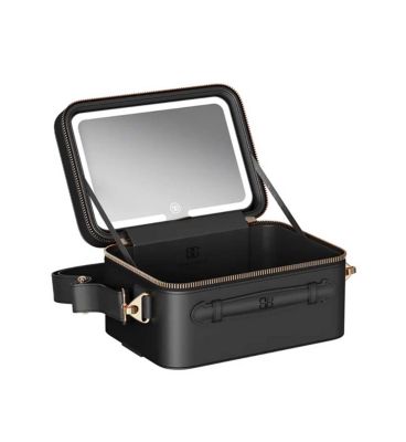 Beautifect Go Mini Hand Stitched Makeup Case Black Bundle
