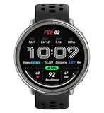 Amazfit Active 2 Amoled Round Smartwatch Black Sport Silicone Strap 1.32 Inch