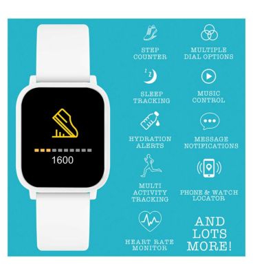 Tikkers Teen Series 10 White Smart Watch and Earbuds Set