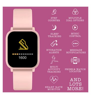 Tikkers Teen Series 10 Pink Smart Watch and Earbuds Set