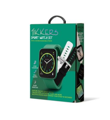 Tikkers Kids Series 13 Green Set Interchangeable Strap Watch
