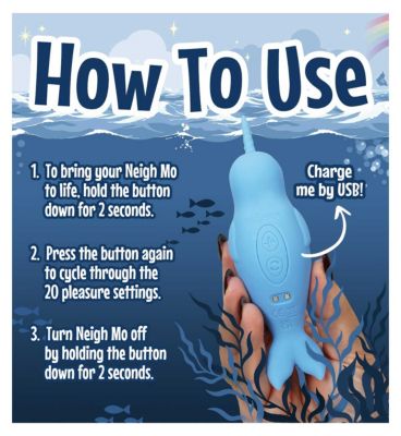 Unihorn of the Sea the Narwhal Vibrator