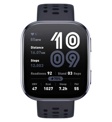Amazfit Bip 6 Amoled Smartwatch Black 1.97 Inch