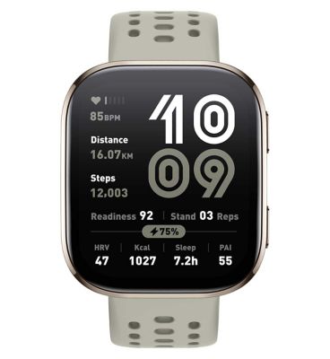 Amazfit Bip 6 Amoled Smartwatch Stone 1.97 Inch