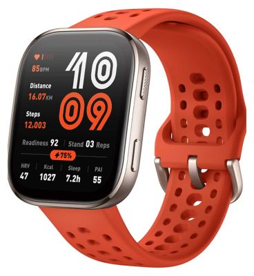 Amazfit Bip 6 Amoled Smartwatch Red 1.97 Inch