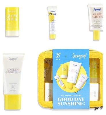 Boots X Supergoop! Beauty Bag Edit