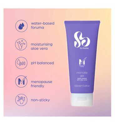 So Divine Intimate Water-Based Lubricant Gel with Aloe Vera 100ml