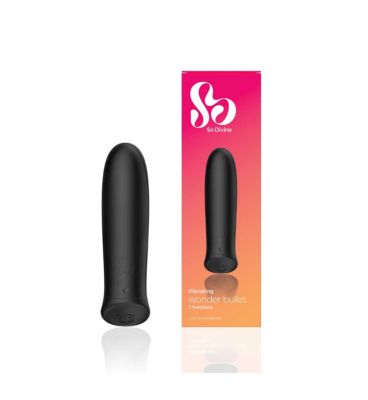 So Divine Wonder Bullet Vibrator Black