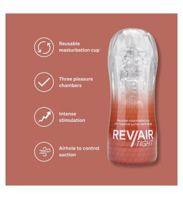 Rev-Air Reusable Masturbation Cup Tight