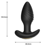 Toosh Remote Controlled Silicone Rotating and Vibrating Butt Plug