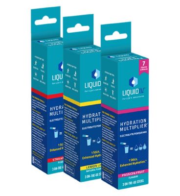 Liquid IV Mixed 9 Stick Bundle - Lemon Lime, Passion Fruit & Strawberry