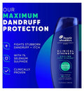 Head & Shoulders Cooling Itch Rescue 400ml Selenium Sulfide Anti-Dandruff Shampoo