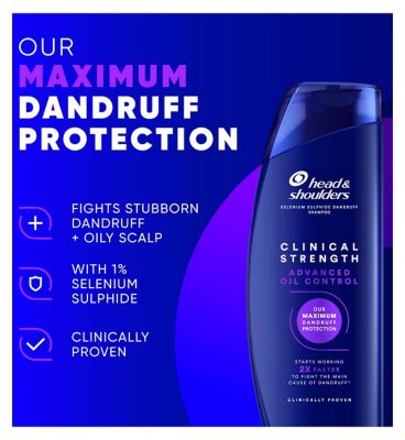 Head & Shoulders Advanced Oil Control 400ml Selenium Sulphide Anti-Dandruff Shampoo