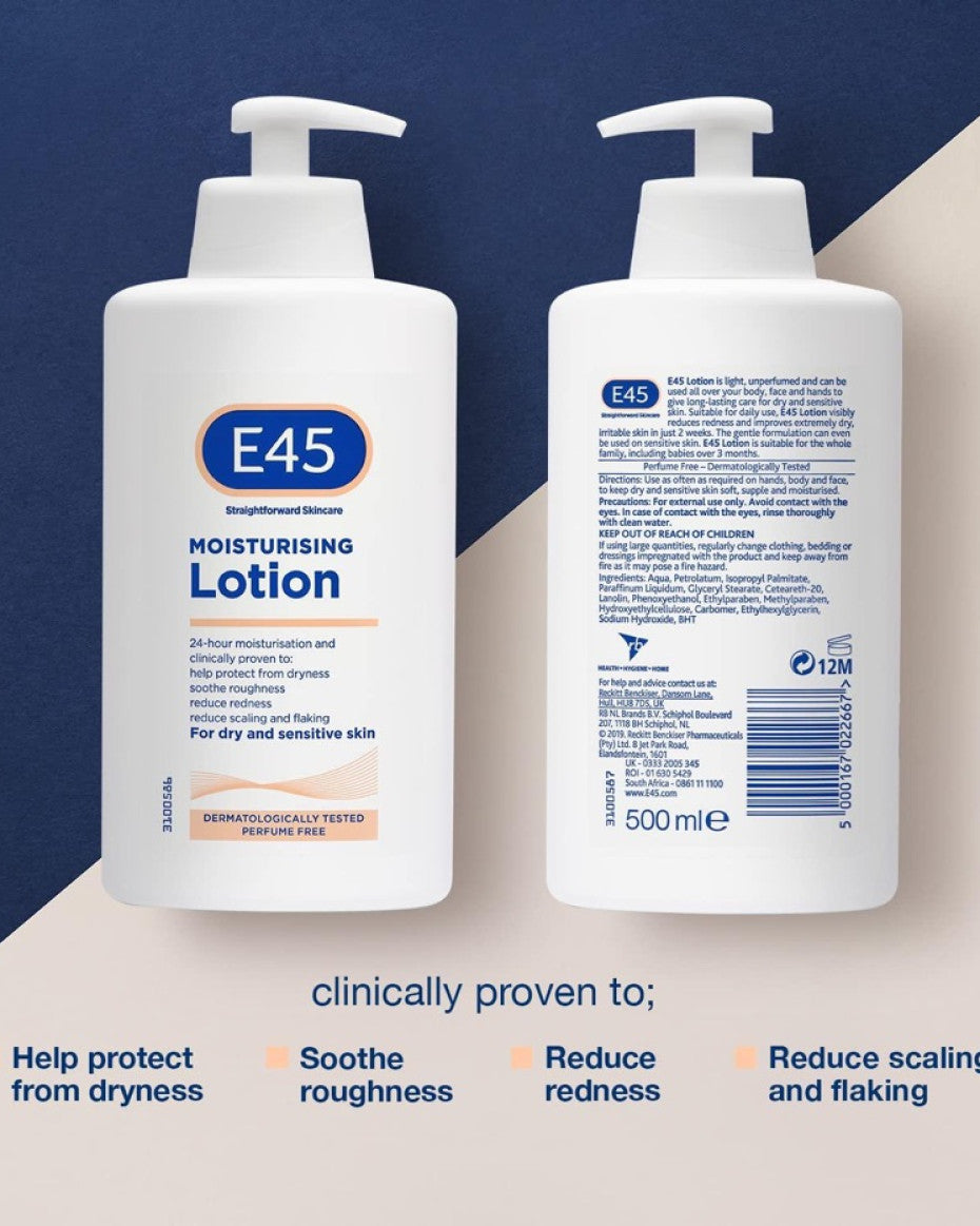 E45 Moisturising Lotion 500ml