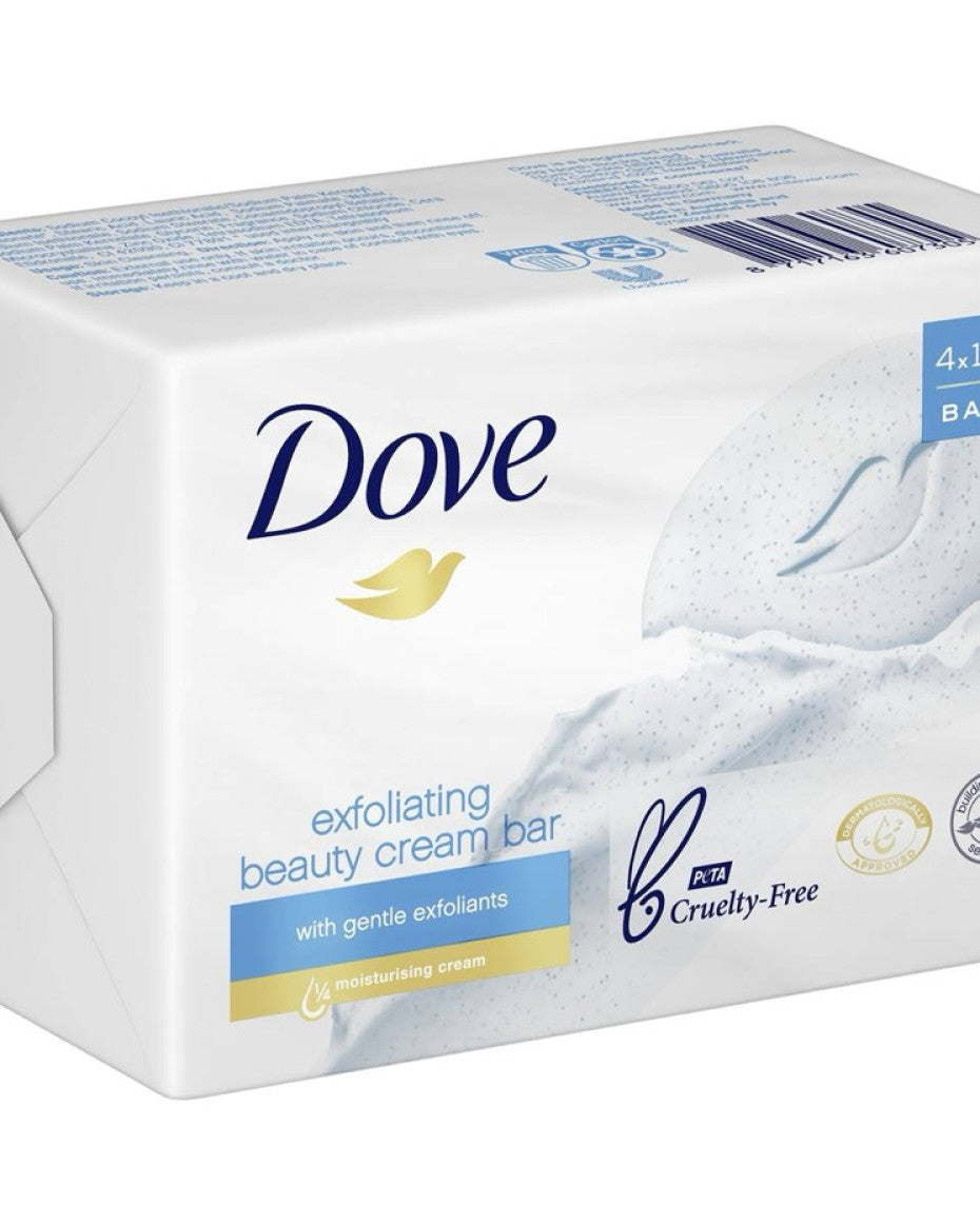 DOVE Gentle Exfoliating Bar Soap – 4*90g