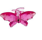 Butterfly Hair claws - pink