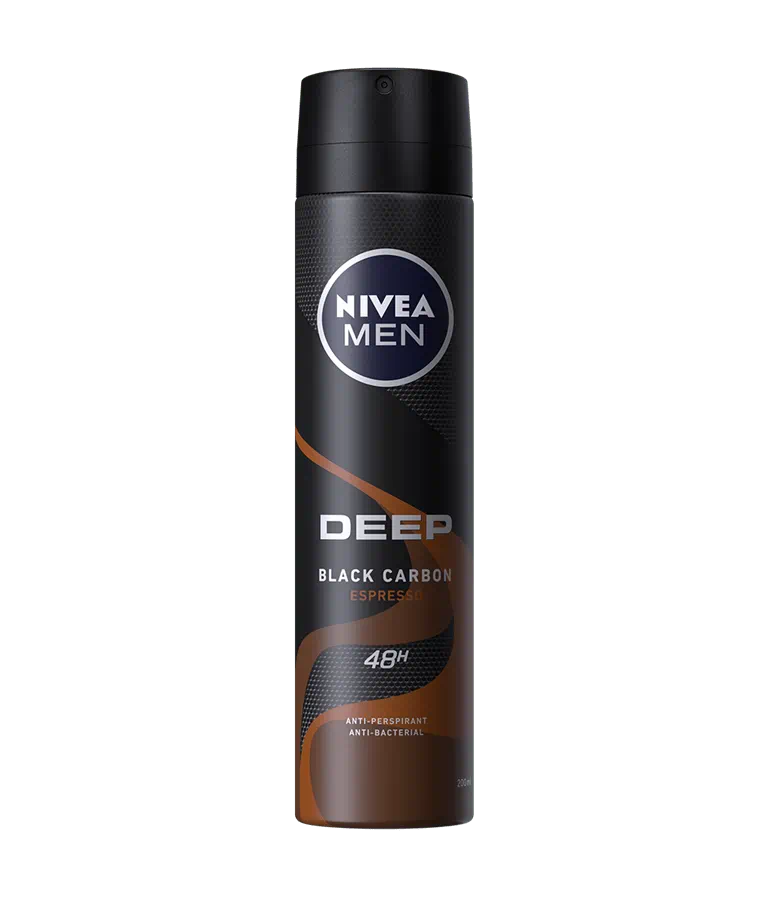 MEN DEEP Espresso Anti-Perspirant Spray For Men, 48h - 200ml