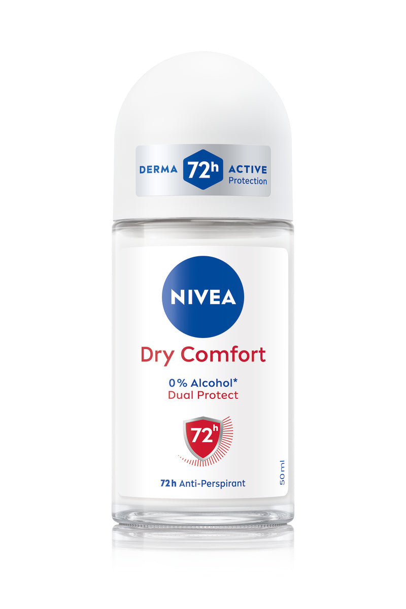 Dry Comfort Anti-perspirants Roll-on For Women, 72h- 50m