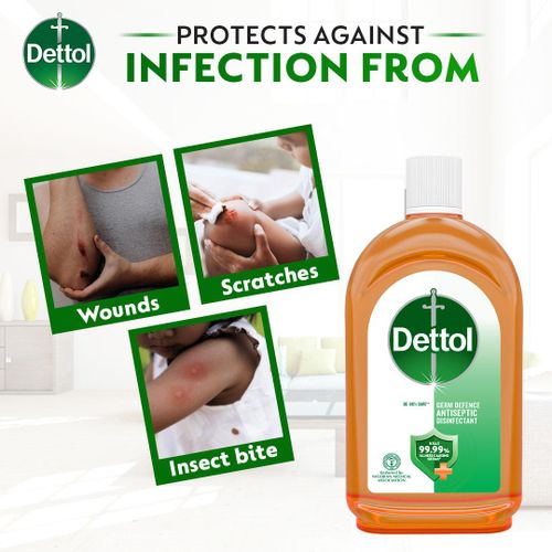 Dettol Antiseptic Liquid Disinfectant - 1litrs