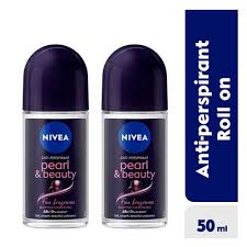 NIVEA Pearl & Beauty Black Pearl Fine Fragrance Anti-Perspirant Roll-On, 48h - 50ml 