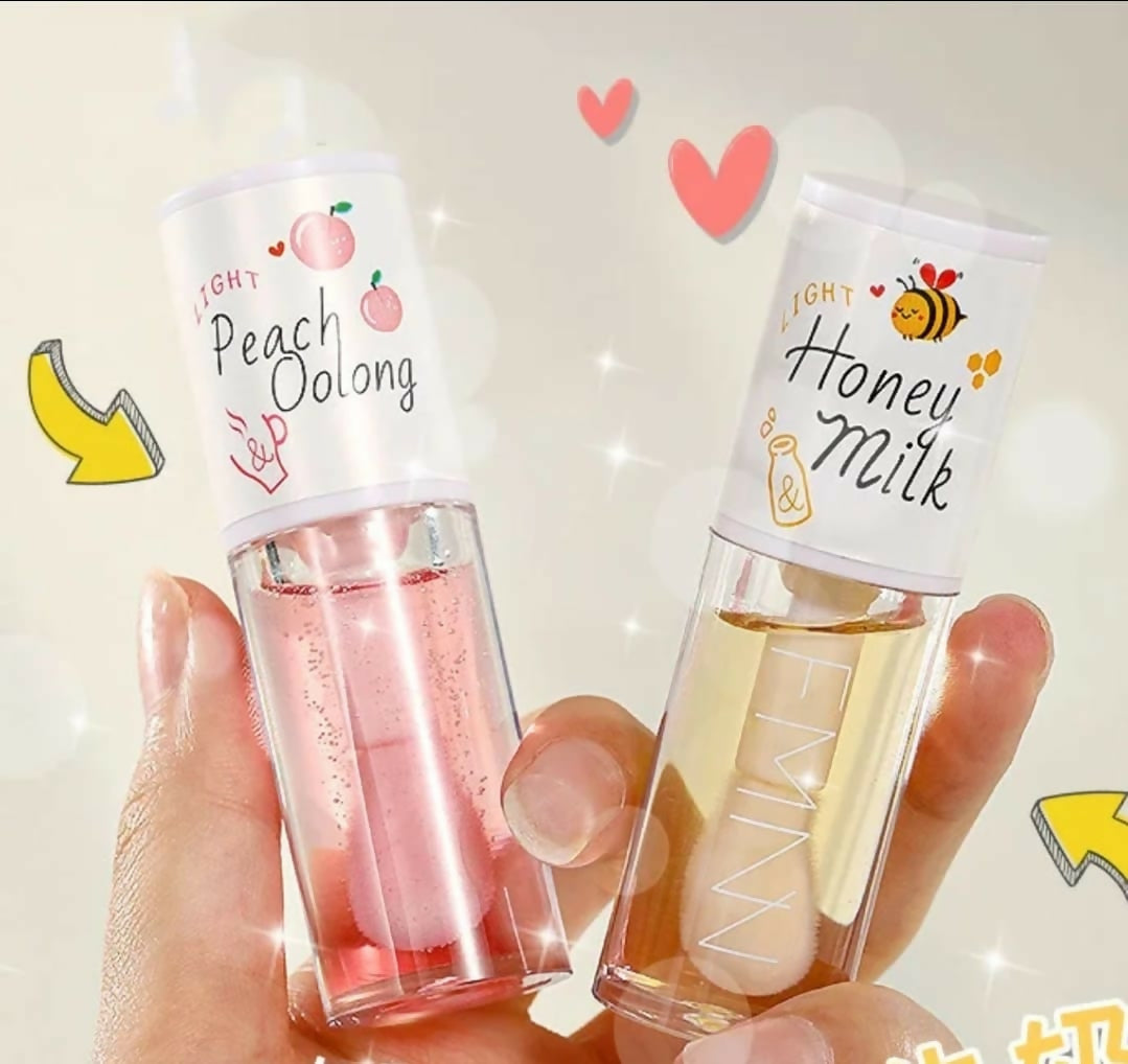 2pcs Peach Honey Lip Gloss