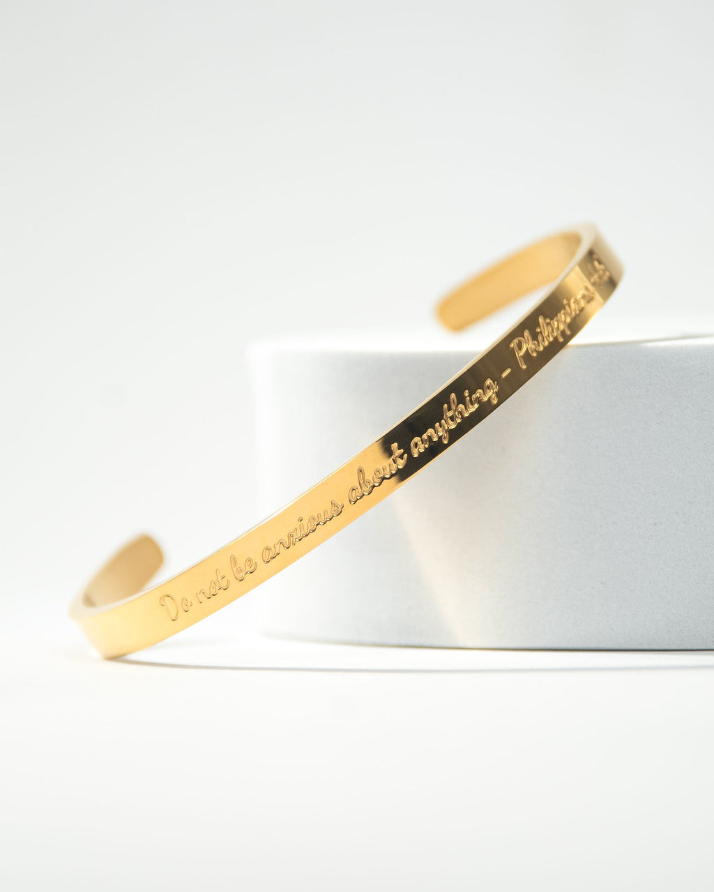 Phil 4:6-7 Cuff Bracelet