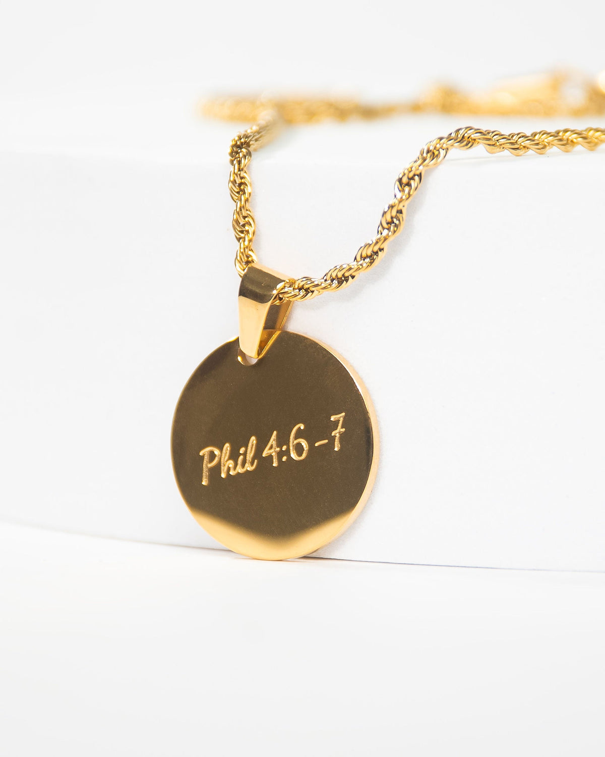 "Phil 4:6-7" Necklace