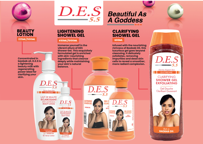 D.E.S 5.5 SUN BLOCK LOTION 125ML