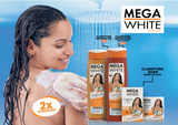 MEGA WHITE EXFOLIATING SHOWER GEL 500ML
