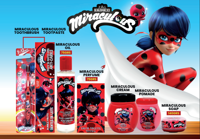 MIRACULOUS TOOTHBRUSH (7-13YRS) - CHART NOIR