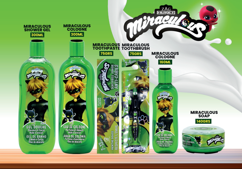 MIRACULOUS TOOTHBRUSH (2 -6YRS) - CHART NOIR