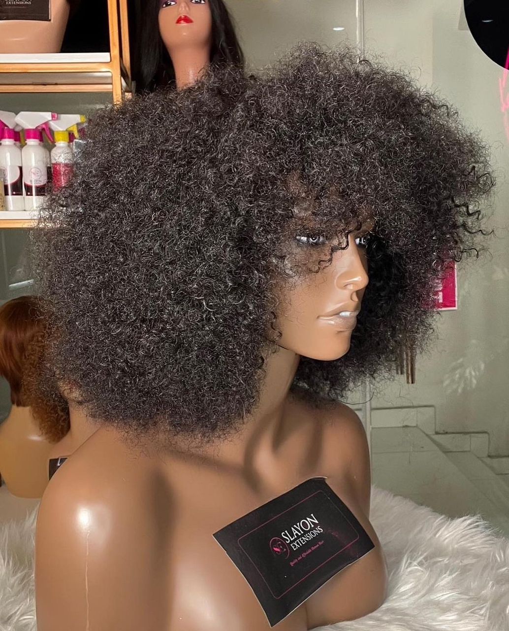 Wig Olivia fringe (Human Hair)