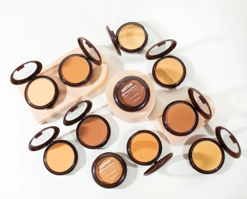 Brown Skin Compact Powder- Biscuit