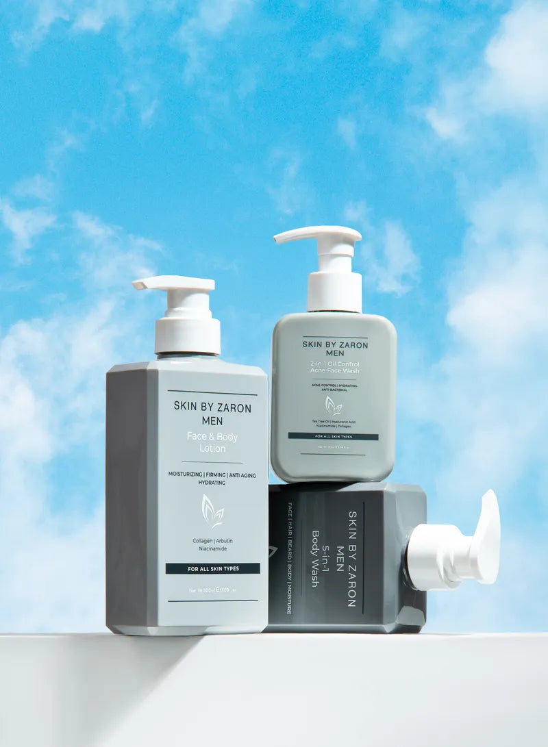 Men 2-in1 Oil Control Acne Face Wash