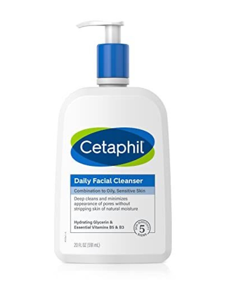 Cetaphil Daily Facial Cleanser for Combination to oily,Sensitive Skin(20oz)