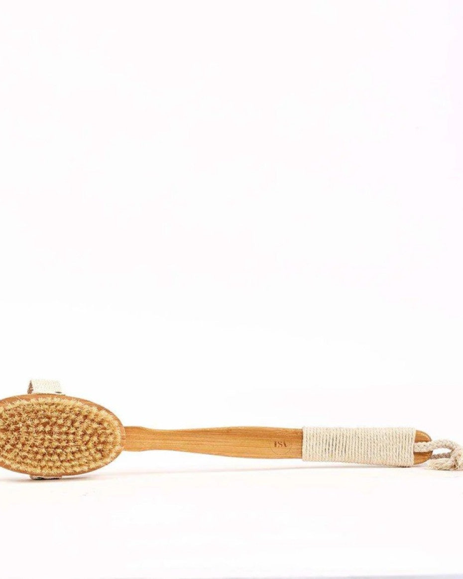 Dry Body Brush with Detachable Long Handle