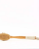 Dry Body Brush with Detachable Long Handle